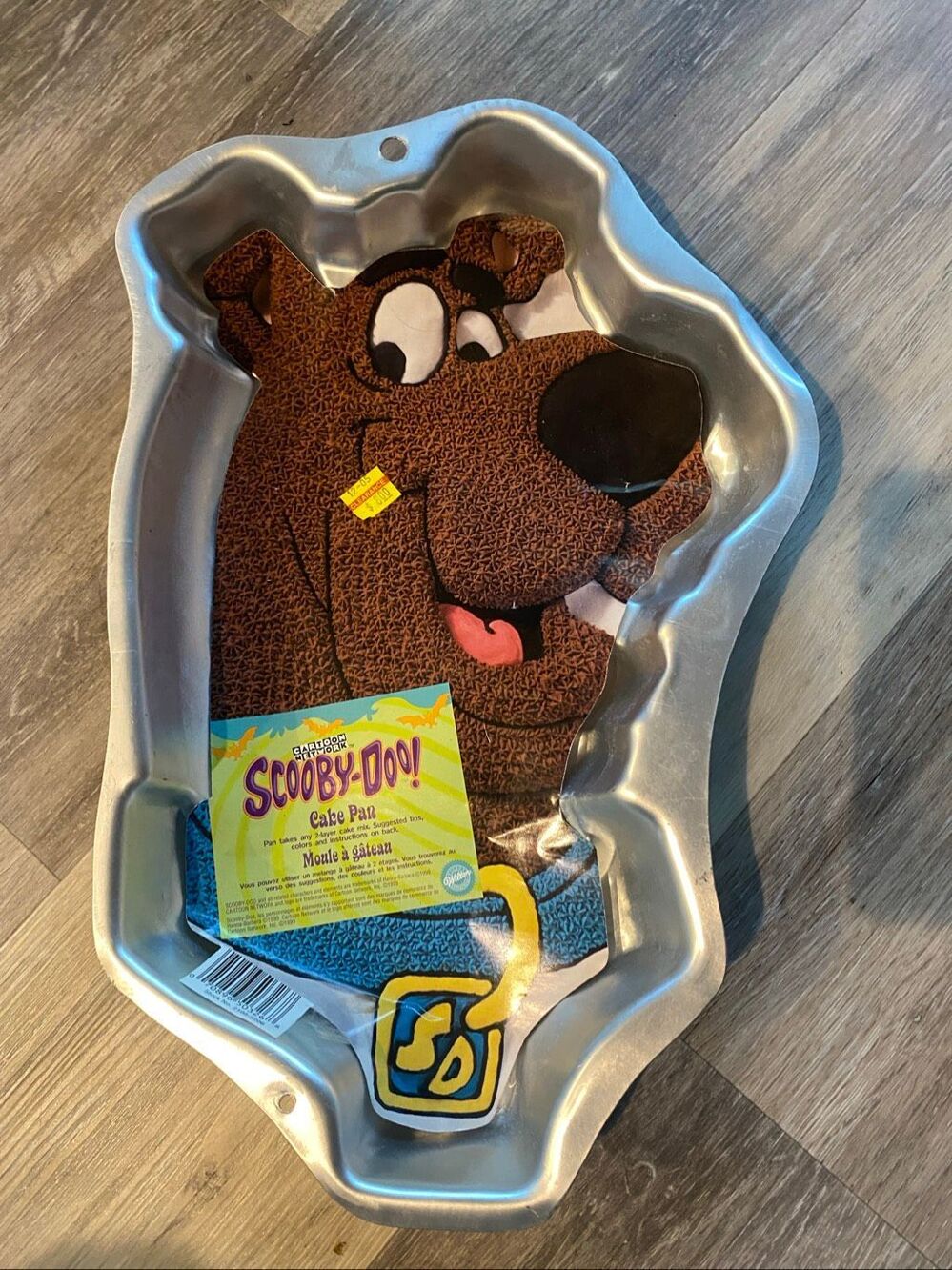 Wilton Scooby Doo Cake Pan Mold 3D 1999 Vintage Kitchen Baking Cooking 2105-3206
